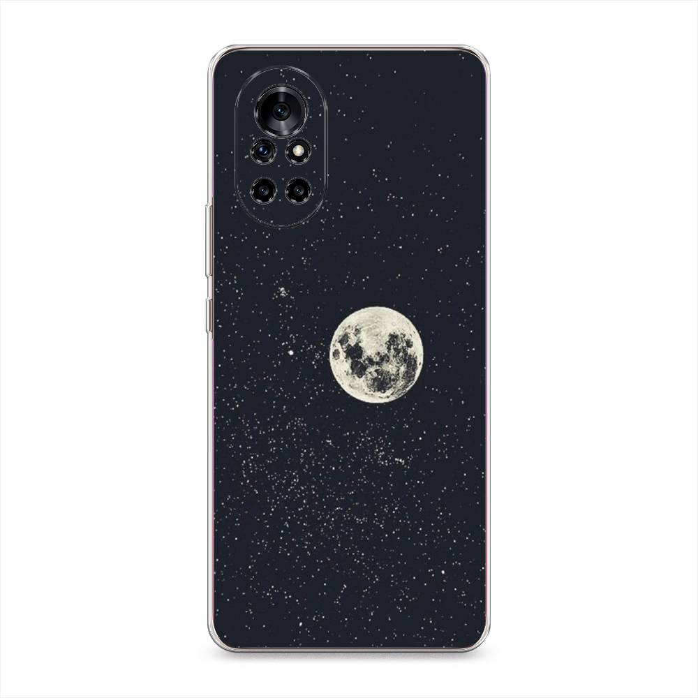 

Чехол на Honor V40 Lite "Полнолуние", Красный, 6105750-2