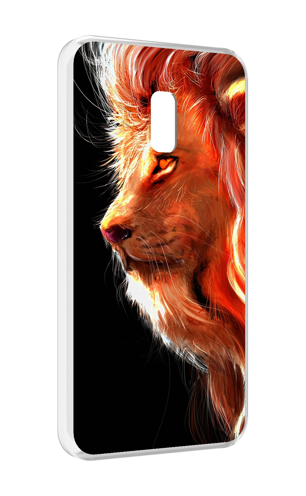 Чехол MyPads Арт-рисунок-льва мужской для Meizu 15