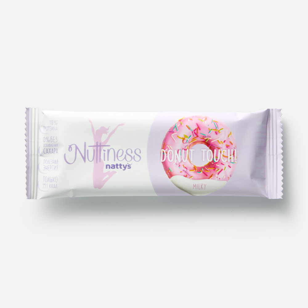 

Протеиновый батончик Nuttiness, Milky, в молочном шоколаде, сливочный, 35 г