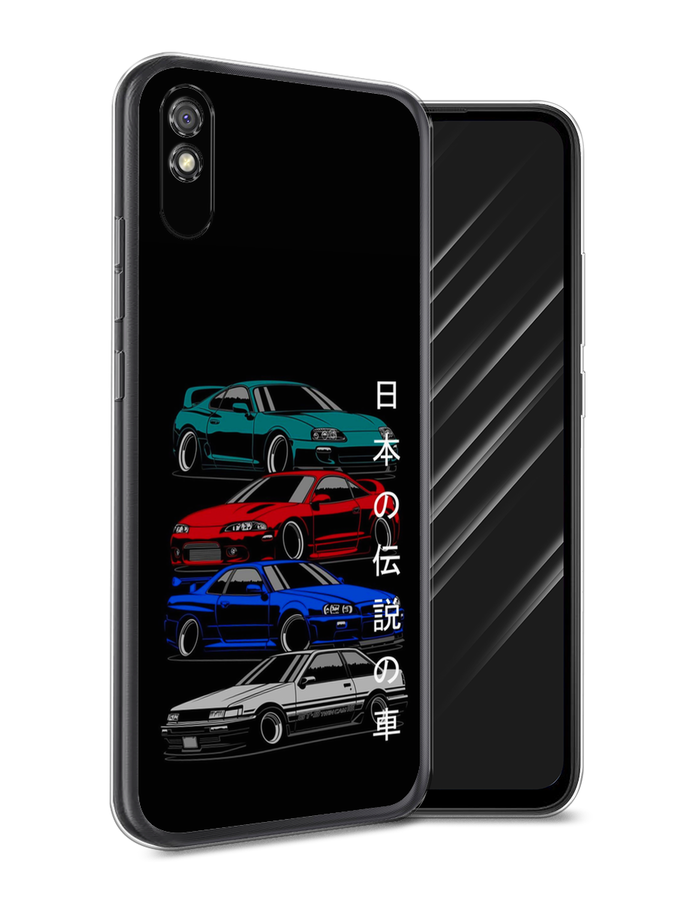 

Чехол Awog на Xiaomi Redmi 9A "JDM Legend cars", Разноцветный, 38950-5