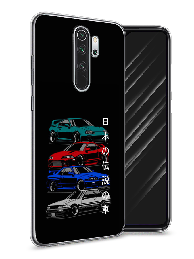 

Чехол Awog на Xiaomi Redmi Note 8 Pro "JDM Legend cars", Разноцветный, 36650-5