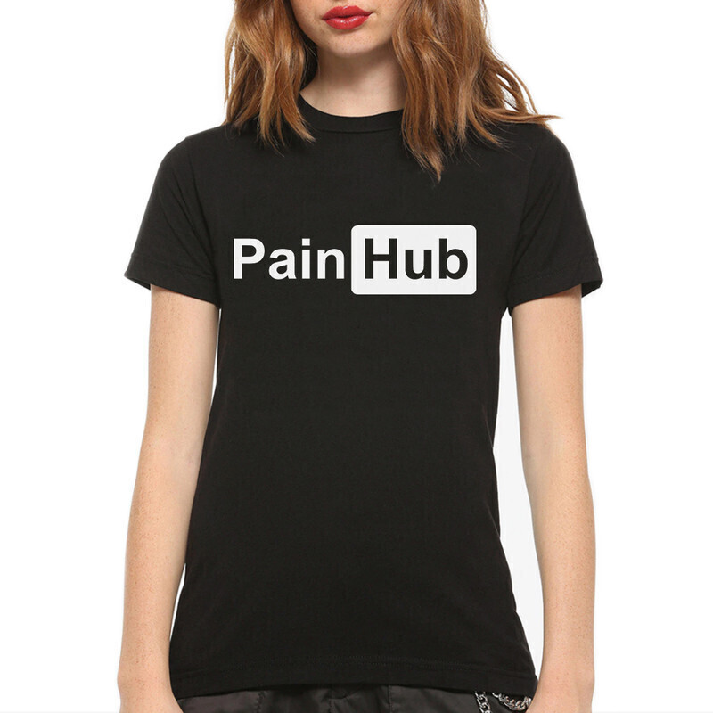 

Футболка женская Dream Shirts Pain Hub 10003551 черная 3XL, "Pain Hub" 10003551