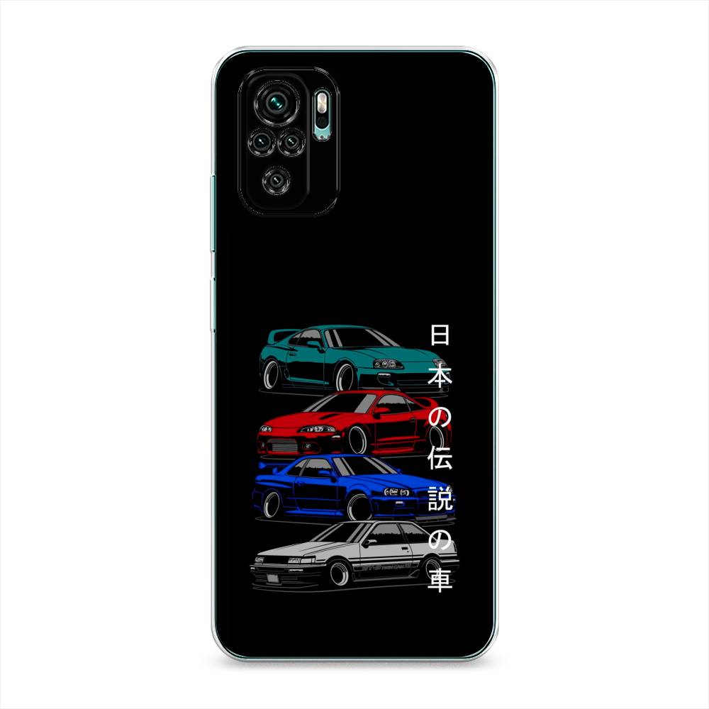 фото Чехол awog "jdm legend cars" для xiaomi redmi note 10