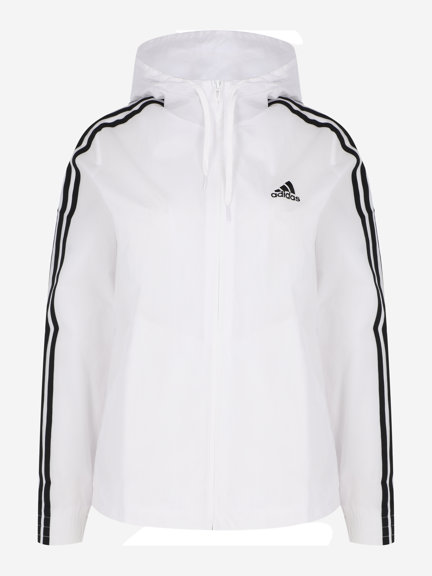 Ветровка женская Adidas Essentials 3-Stripes Windbreaker H10243 белая 46 RU