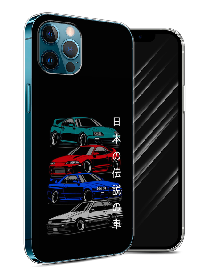 фото Чехол awog на apple iphone 12 / айфон 12 "jdm legend cars"