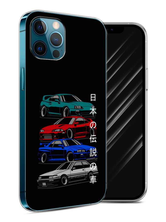 

Чехол Awog на Apple iPhone 12 / Айфон 12 "JDM Legend cars", Разноцветный, 12550-5