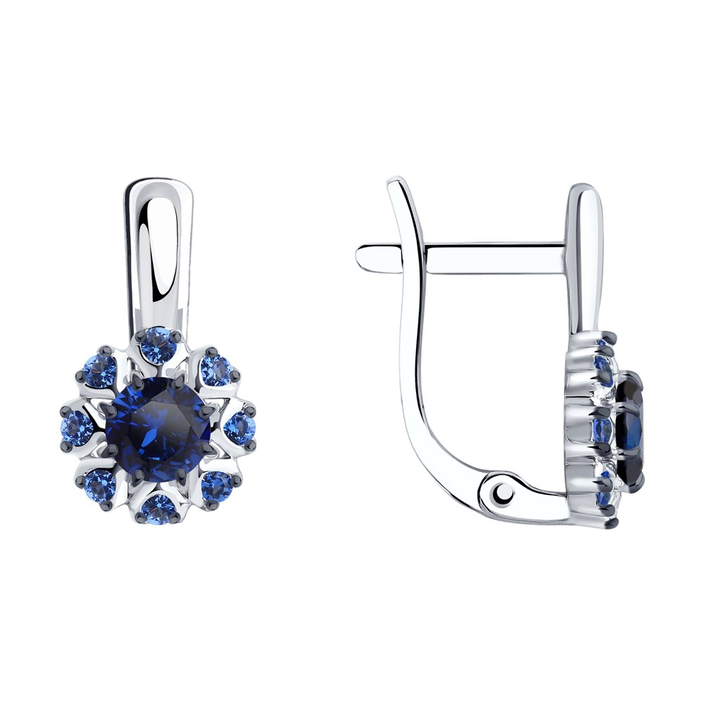 

Серьги из серебра с корундом SOKOLOV 88020015, 88020015