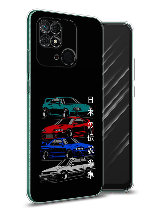 

Чехол Awog на Xiaomi Redmi 10C "JDM Legend cars", Разноцветный, 313450-5