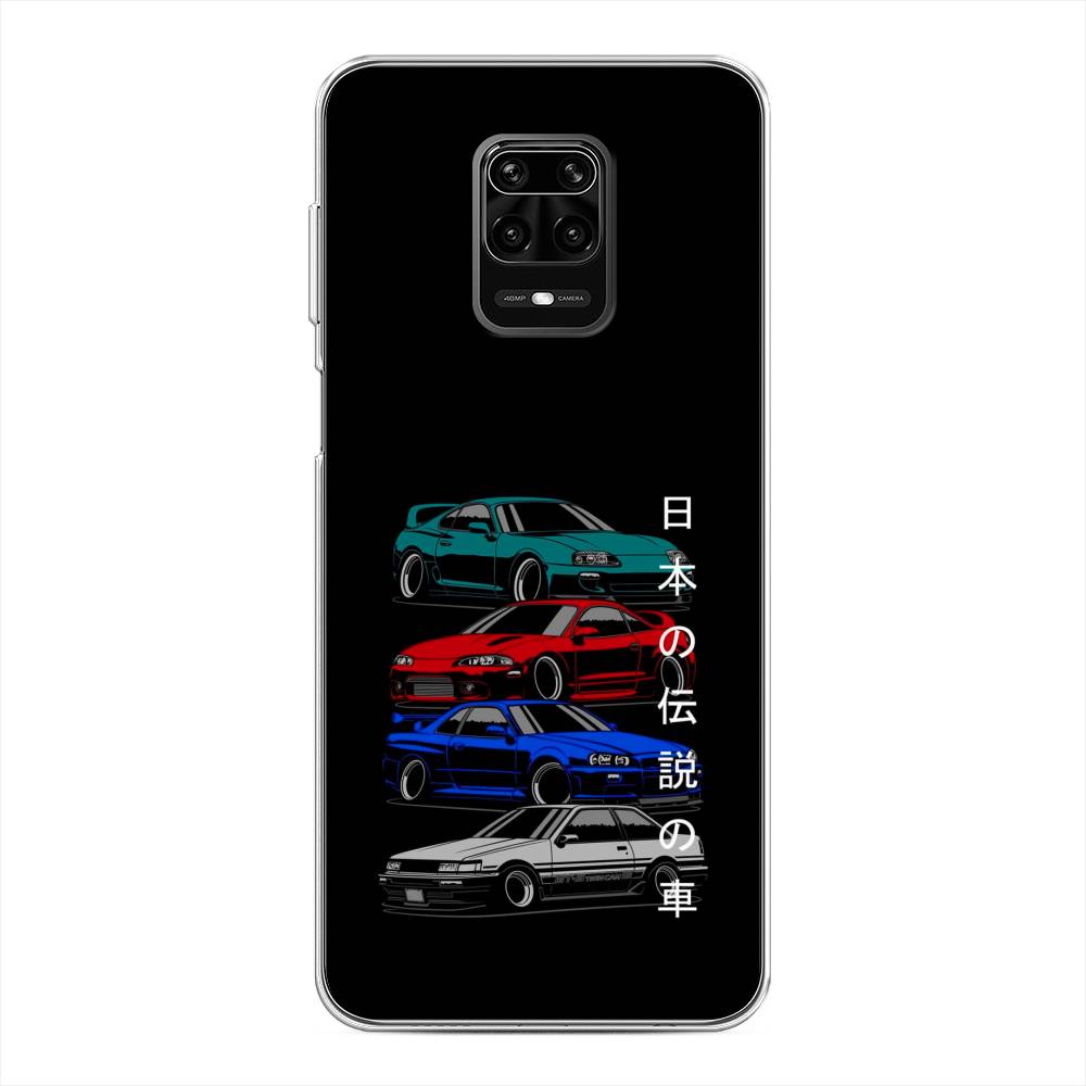 фото Чехол awog "jdm legend cars" для xiaomi redmi note 9s