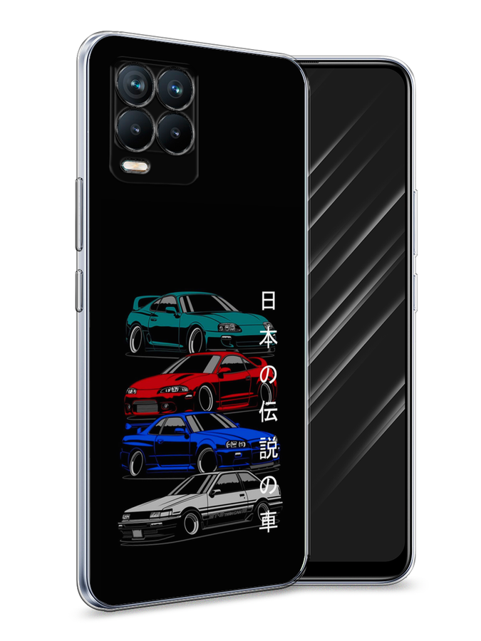 

Чехол Awog на Realme 8 "JDM Legend cars", Разноцветный, 255450-5