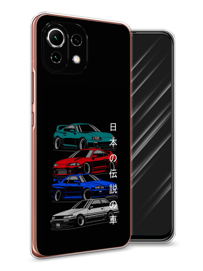 

Чехол Awog на Xiaomi Mi 11 Lite "JDM Legend cars", Разноцветный, 310250-5