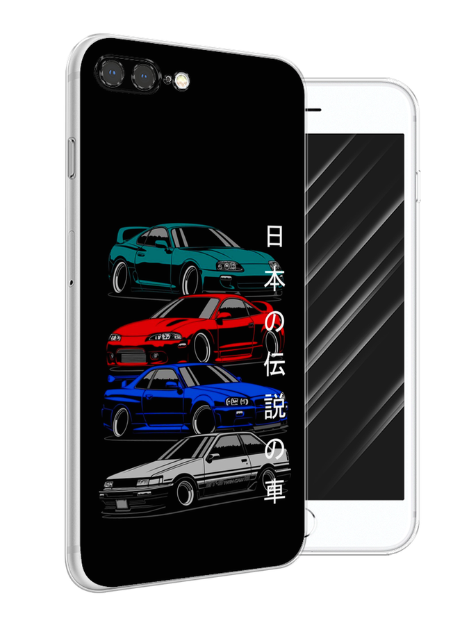 

Чехол Awog на Apple iPhone 7 Plus / Айфон 7 Plus "JDM Legend cars", Разноцветный, 10750-5