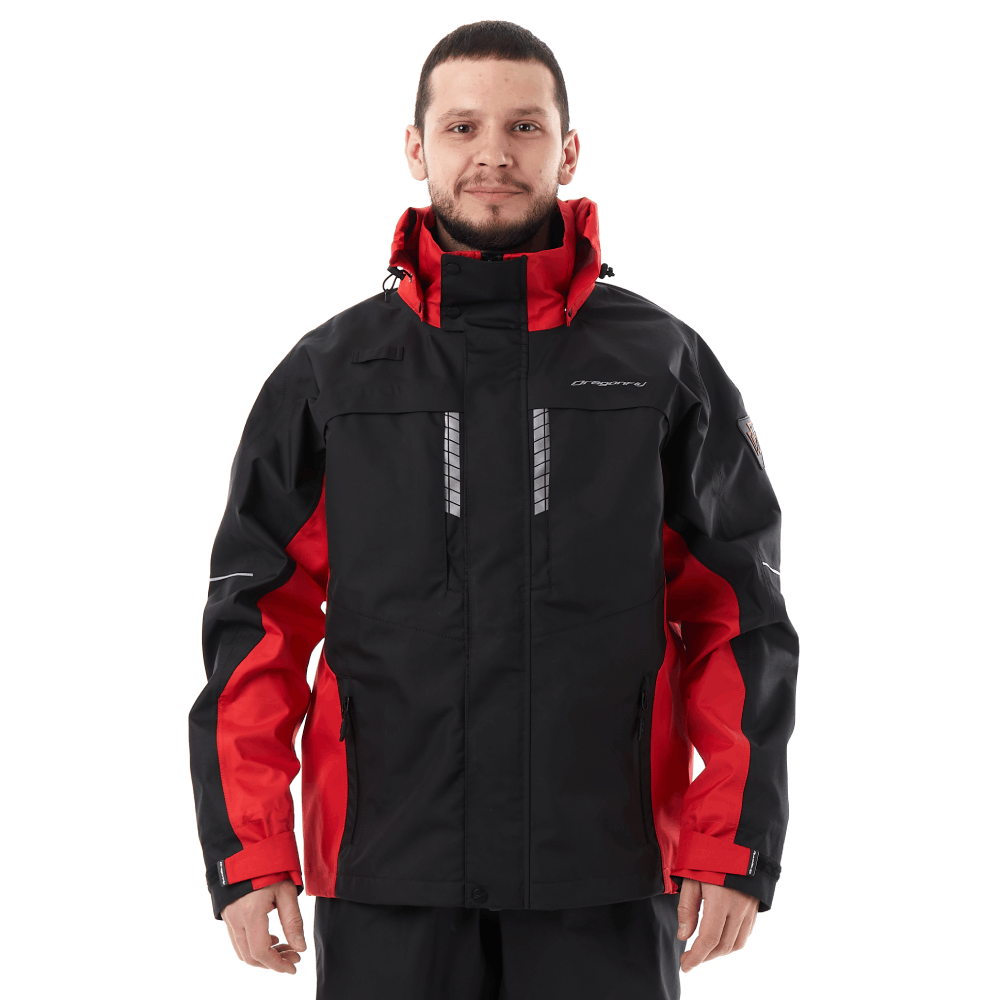 

Dragonfly Мембранная куртка QUAD PRO Black - Red 2023 (XXL), Черный, QUAD PRO