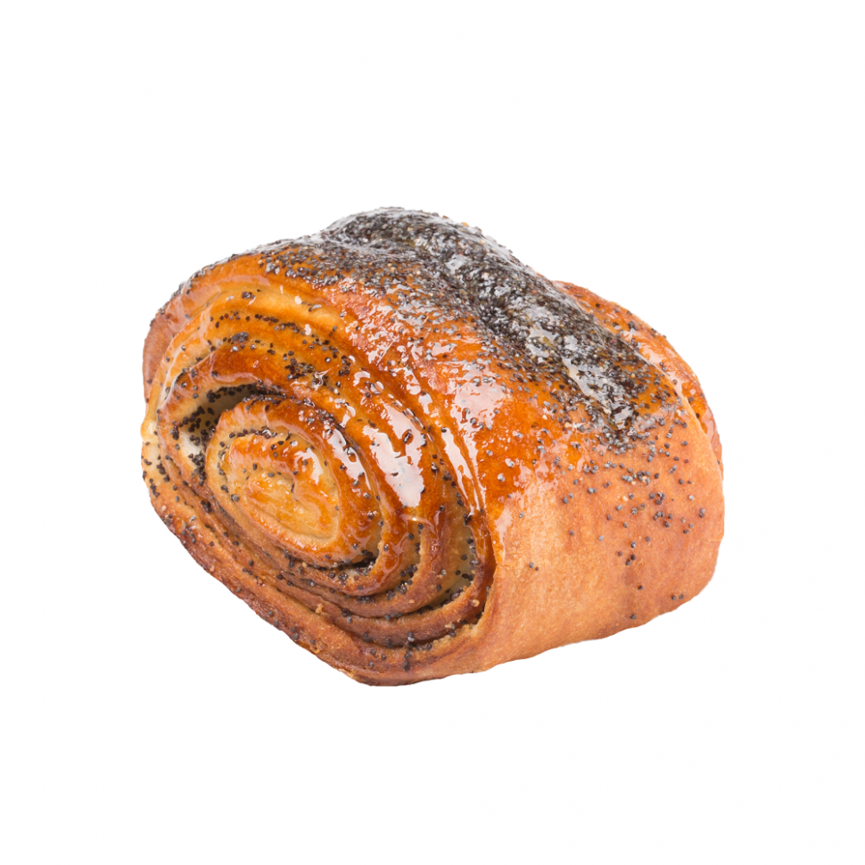 

Булочка слоеная Пекарь Германский крендель с маком 1,8кг