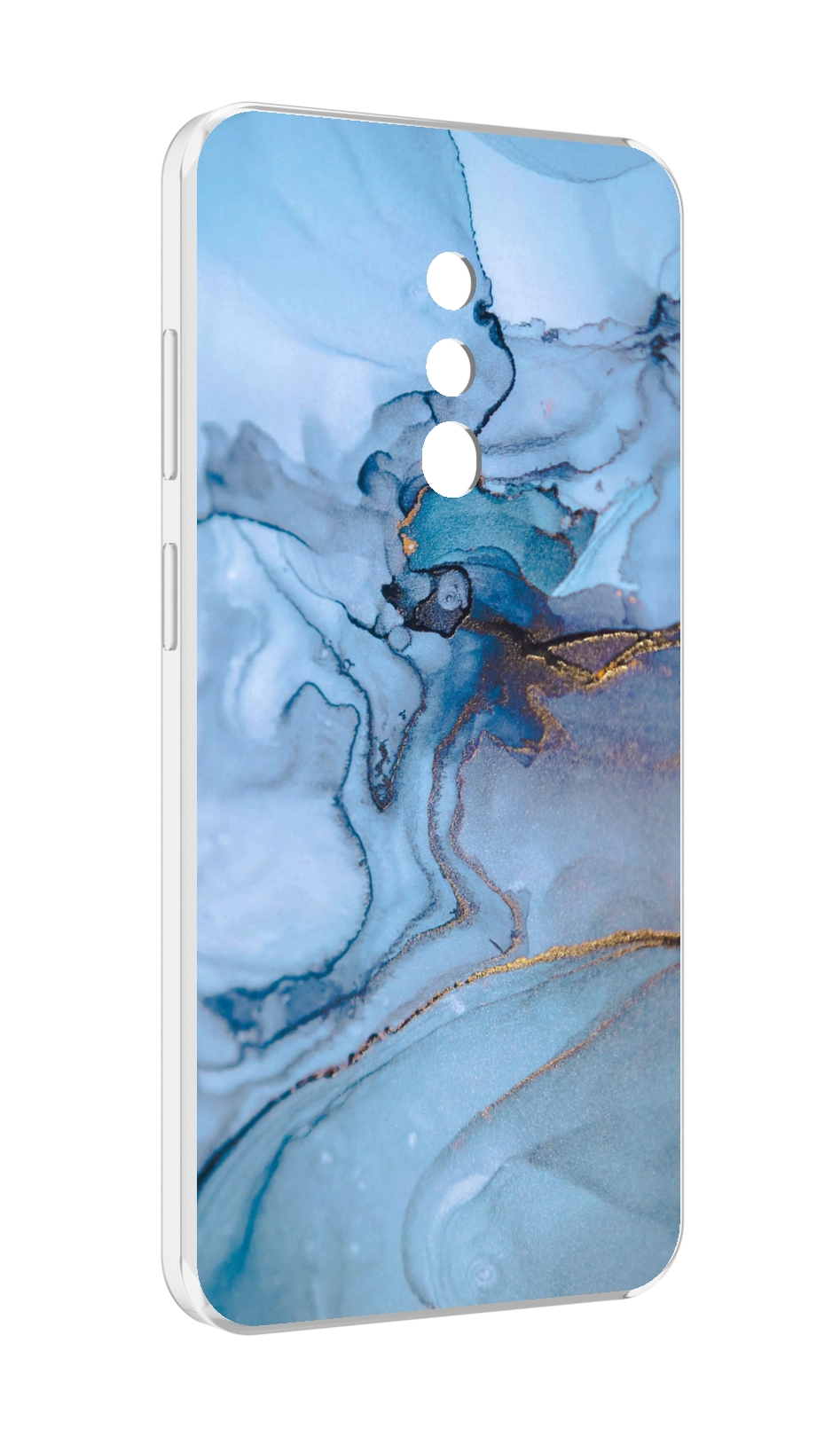 

Чехол MyPads голубой мрамор для Blackview BV5200, Прозрачный, Tocco