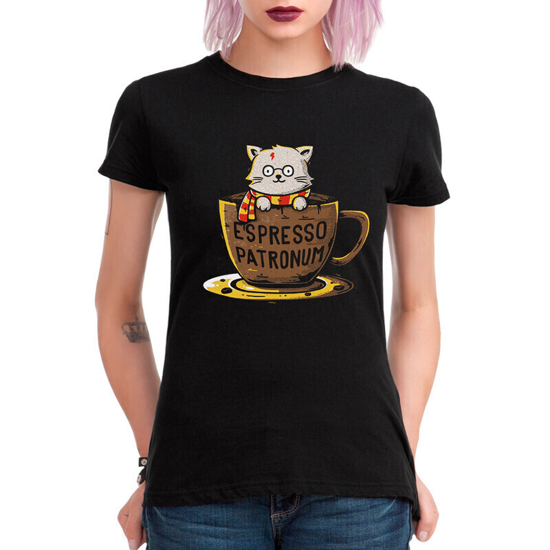 фото Футболка женская dream shirts espresso patronum 10003651 черная 2xl