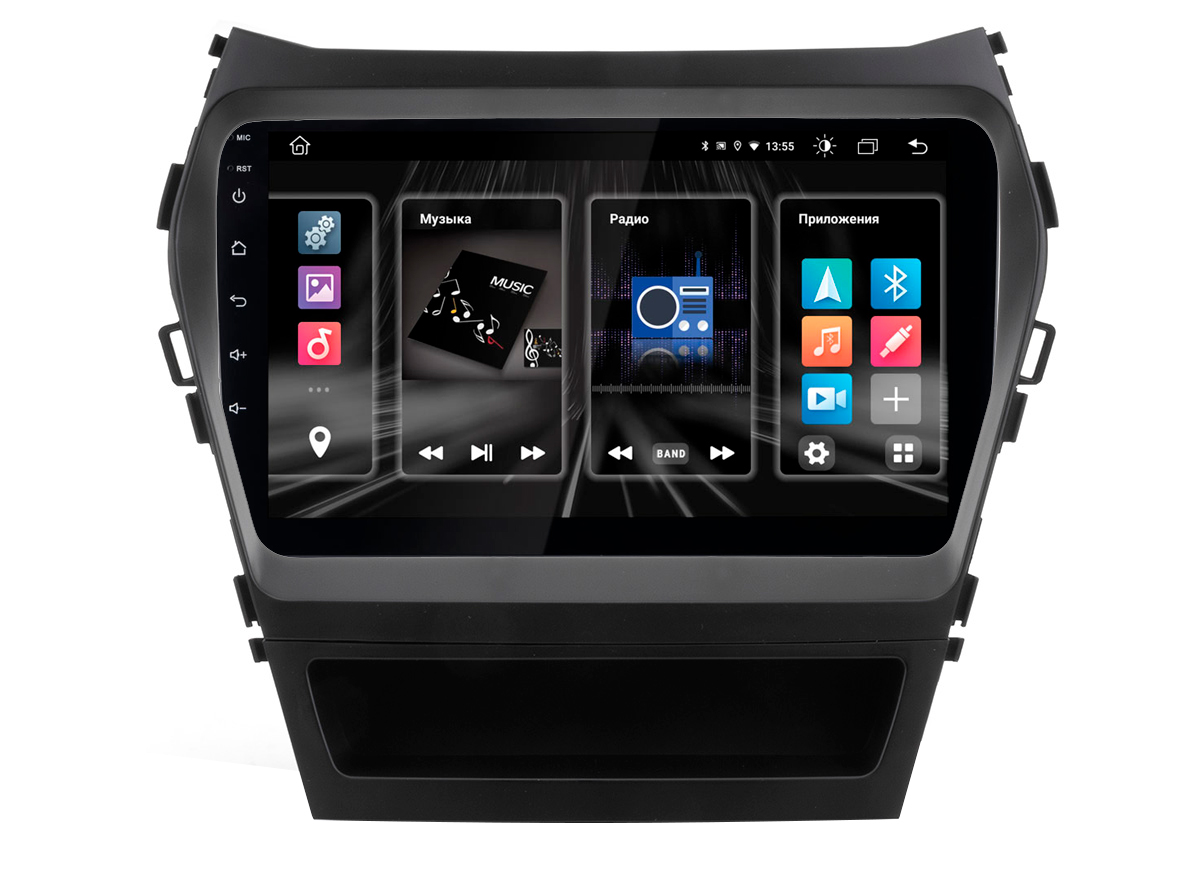 

Штатная магнитола Incar DTA2-2409 для Hyundai Santa Fe 13-18 (Android 10) DSP, 9", Hyundai