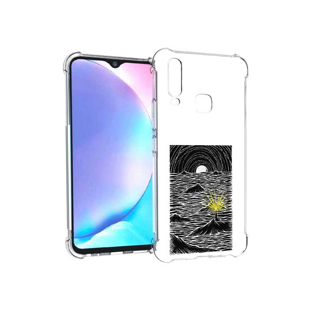

Чехол MyPads Tocco для Vivo Y17 маяк в черно белом море (PT136369.382.460), Tocco