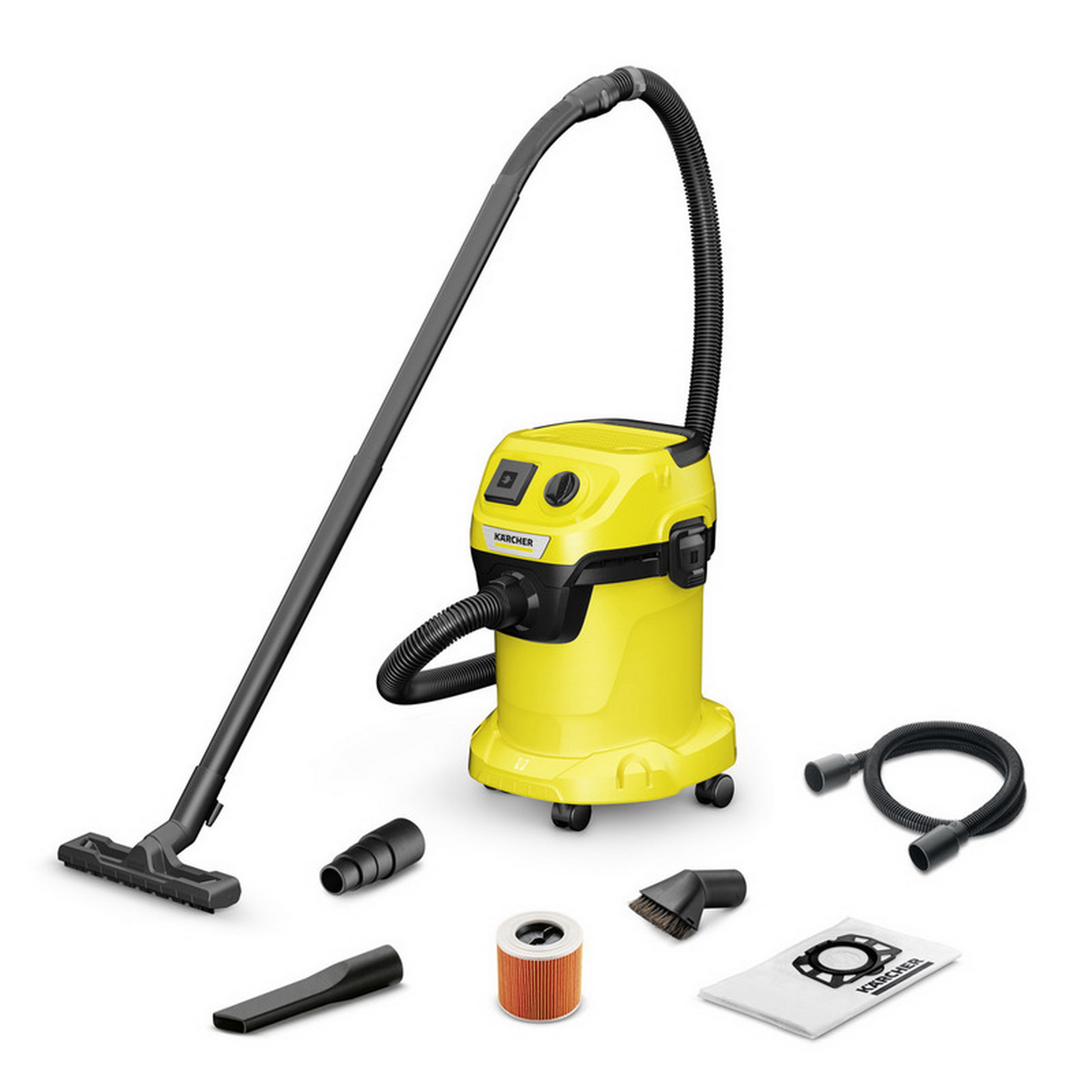 Хозяйственный пылесос Karcher WD 3 P V-17/4/20 Workshop + узкая насадка + переходник 5 ст.