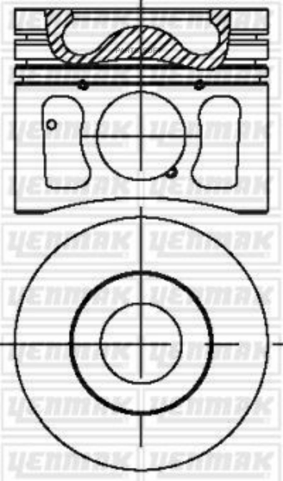 

Поршень ДВС с кольцами YENMAK 3104253000 Citroen; Peugeot 2.2Hdi 16V 4Hv; 2X2X2; 06-
