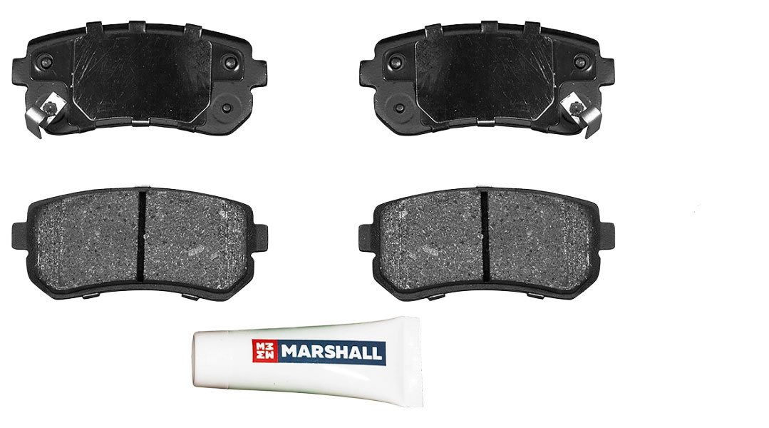 фото Marshall m2624321 колодки тормозные дисковые | зад | marshall autoparts
