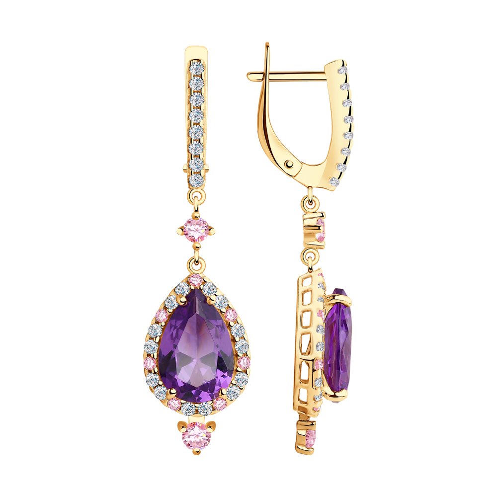 

Серьги из серебра с ситаллом SOKOLOV 92022189, 92022189