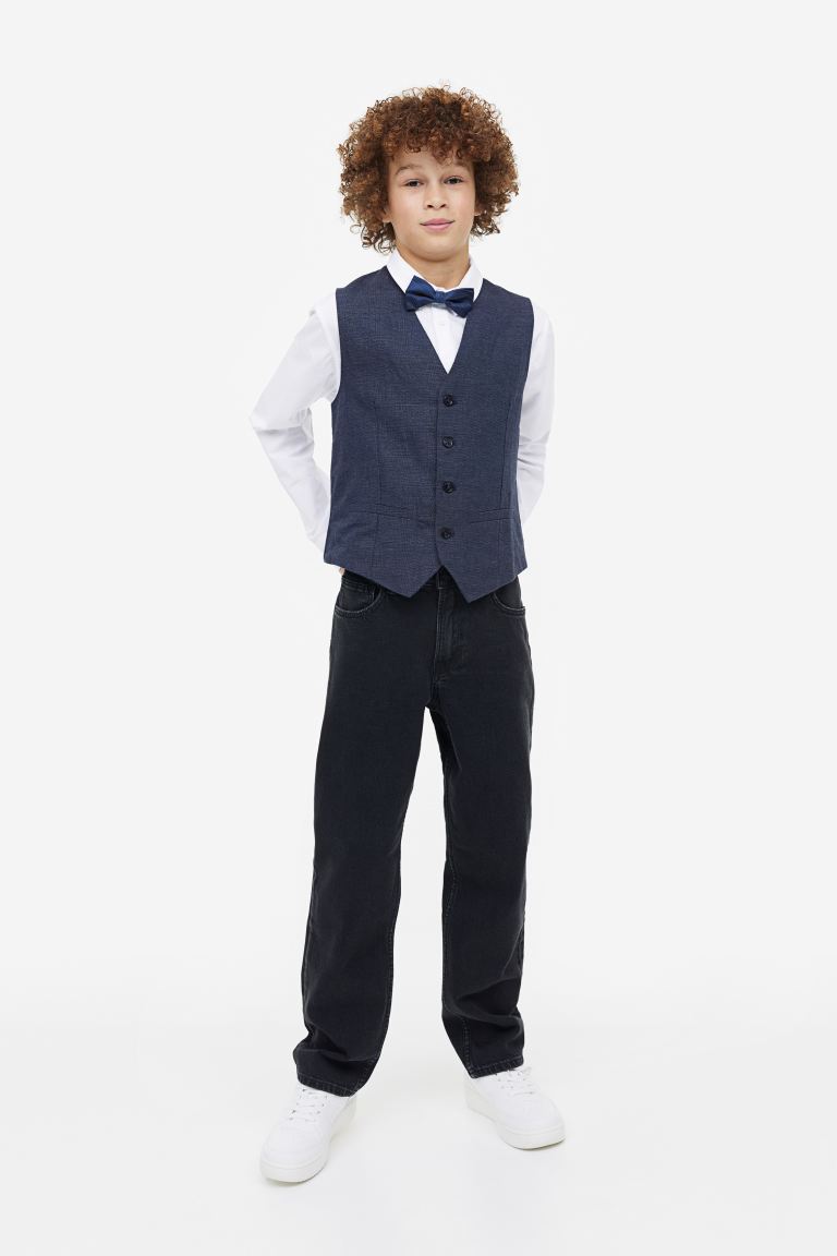 

Костюм детский H&M 0921902, цвет темно-синий/белый, размер 140 (доставка из-за рубежа), 0921902