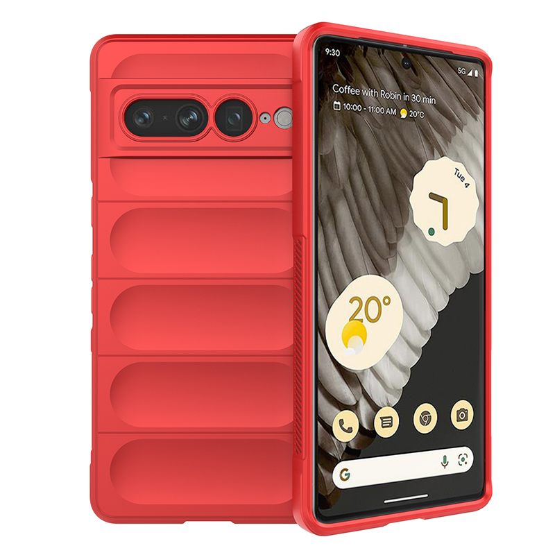 

Противоударный чехол Flexible Case для Google Pixel 7 Pro, красный, Flexible Case
