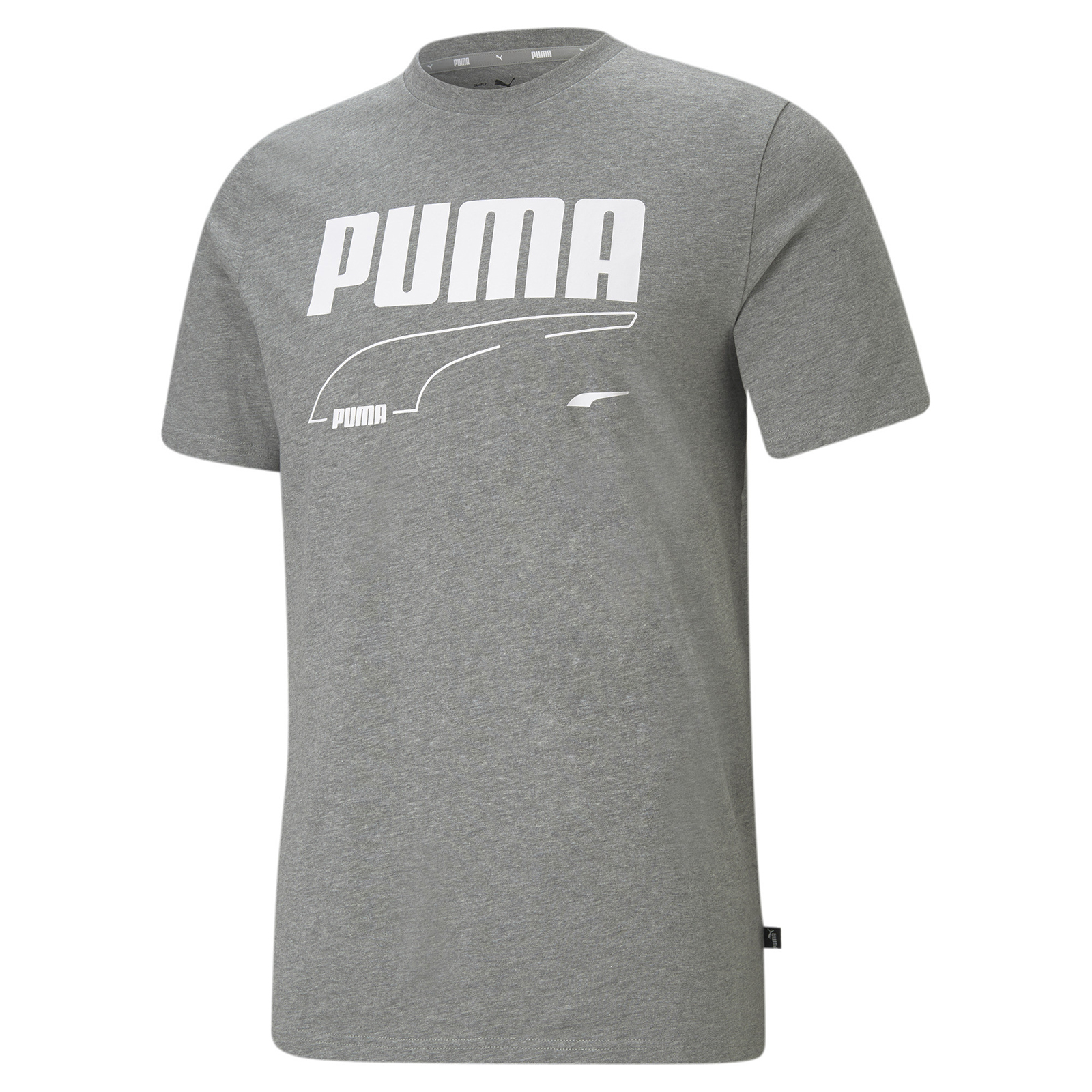 

Футболка мужская Rebel Tee PUMA серая XL, Rebel Tee