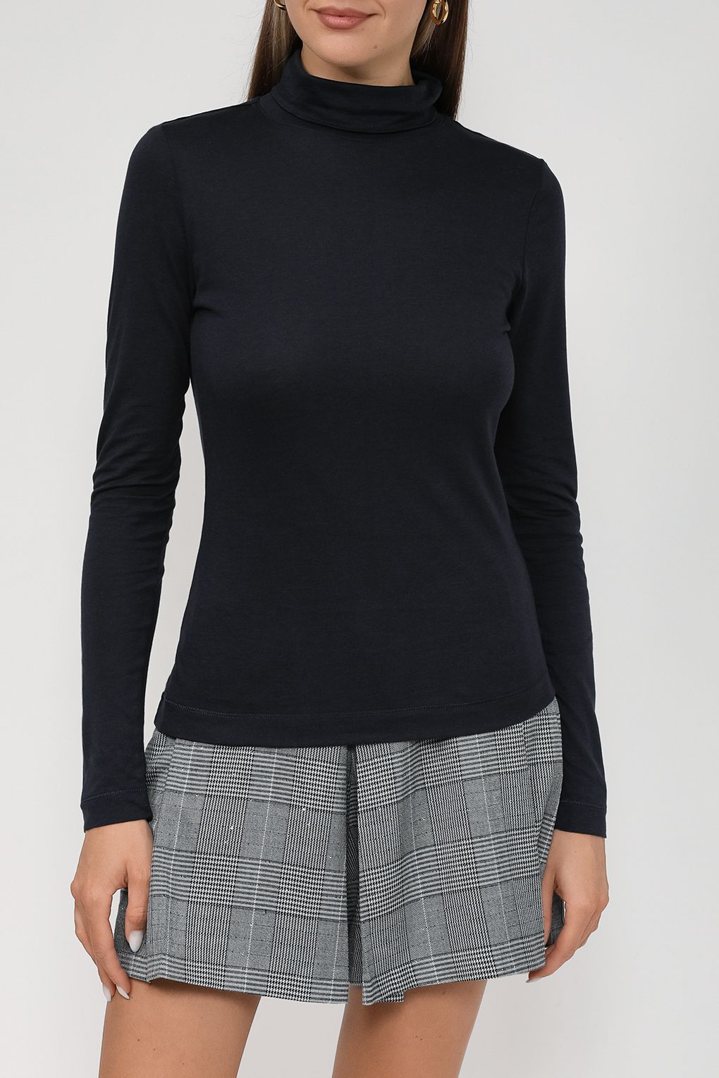 

Водолазка женская Esprit Casual 083EE1K307 синяя L, Синий, 083EE1K307