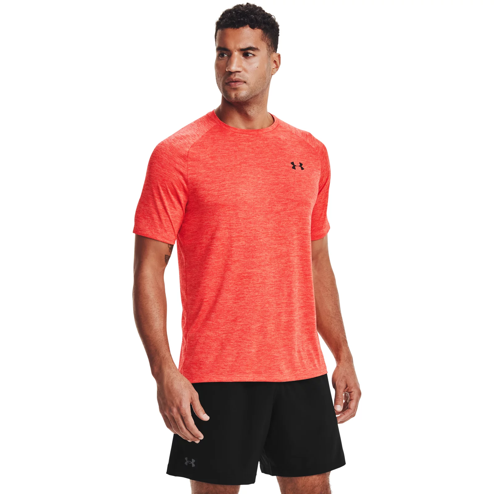 фото Футболка мужская tech 2.0 ss tee under armour красная s/m