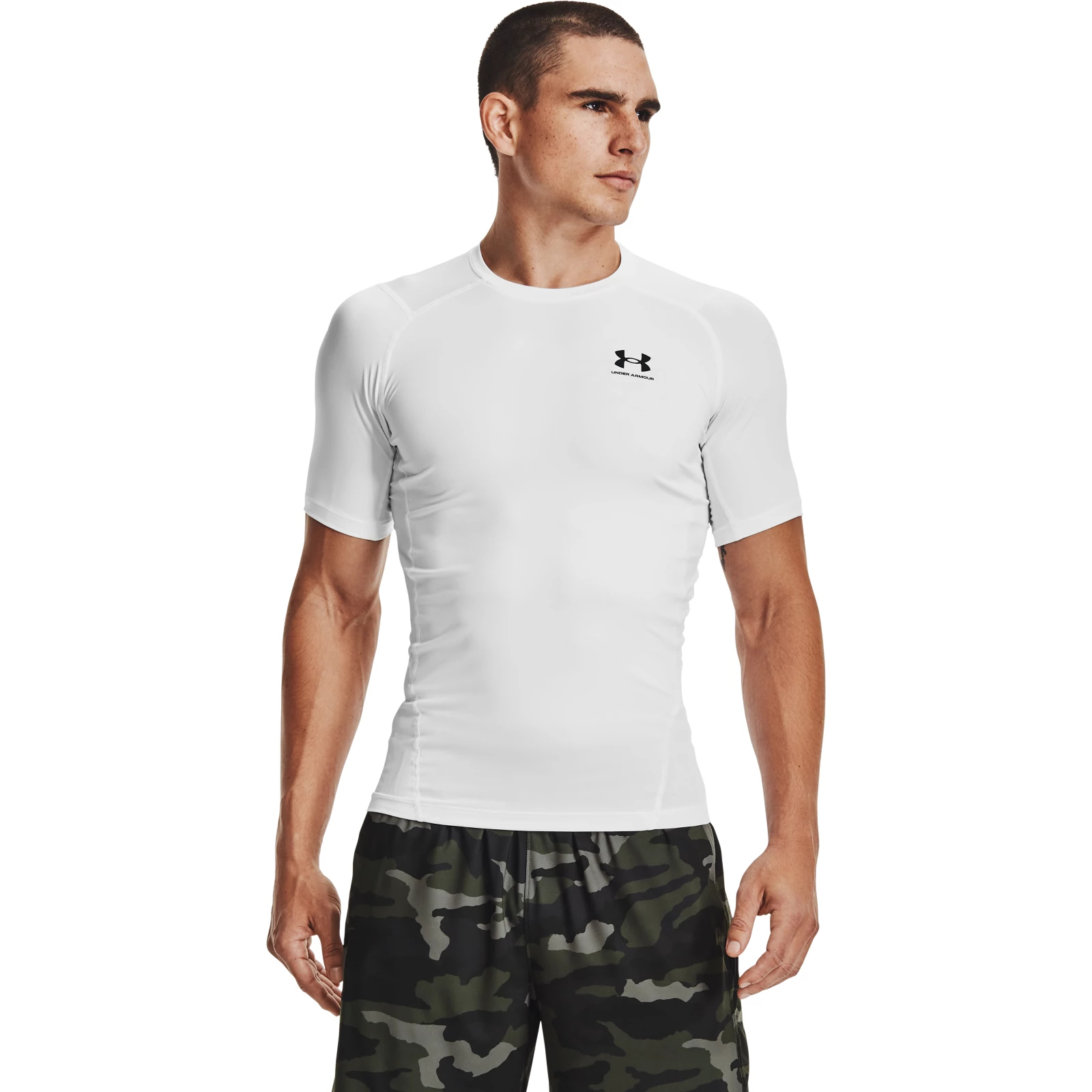 фото Футболка мужская hg comp ss tee under armour белая 3xl