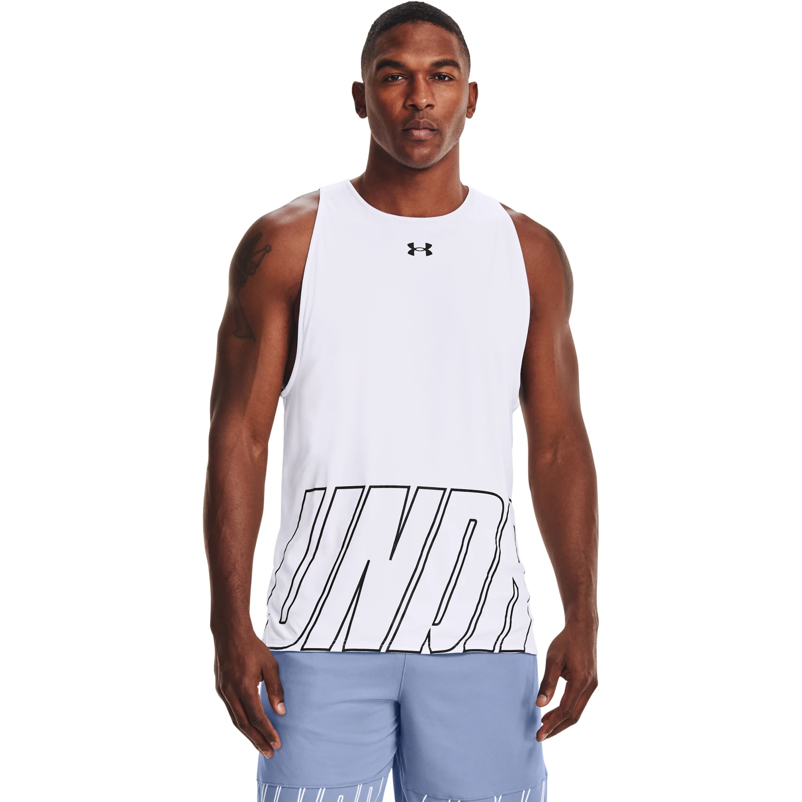 фото Майка мужская baseline reversible tank under armour белая m