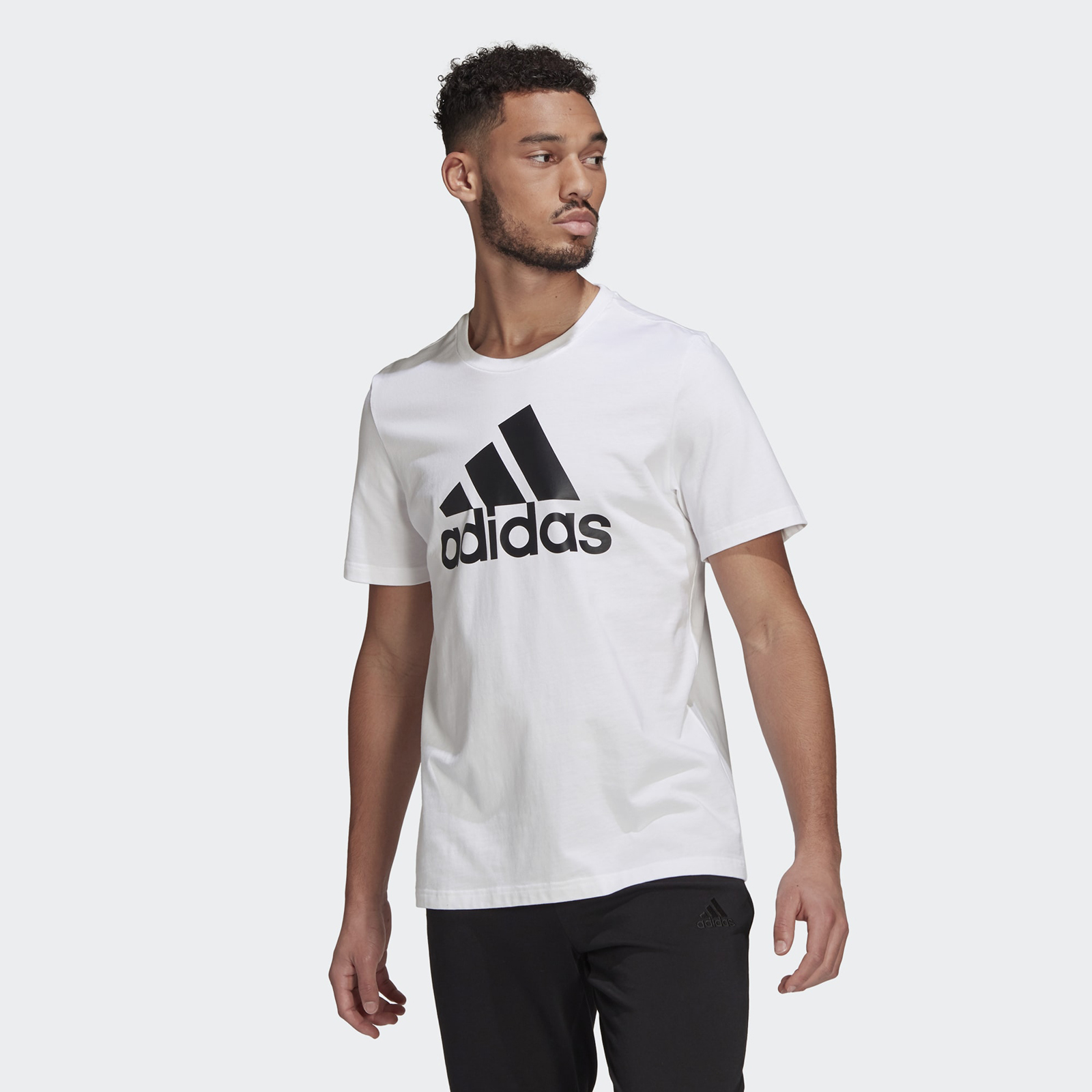 фото Футболка мужская m bl sj t adidas белая xl