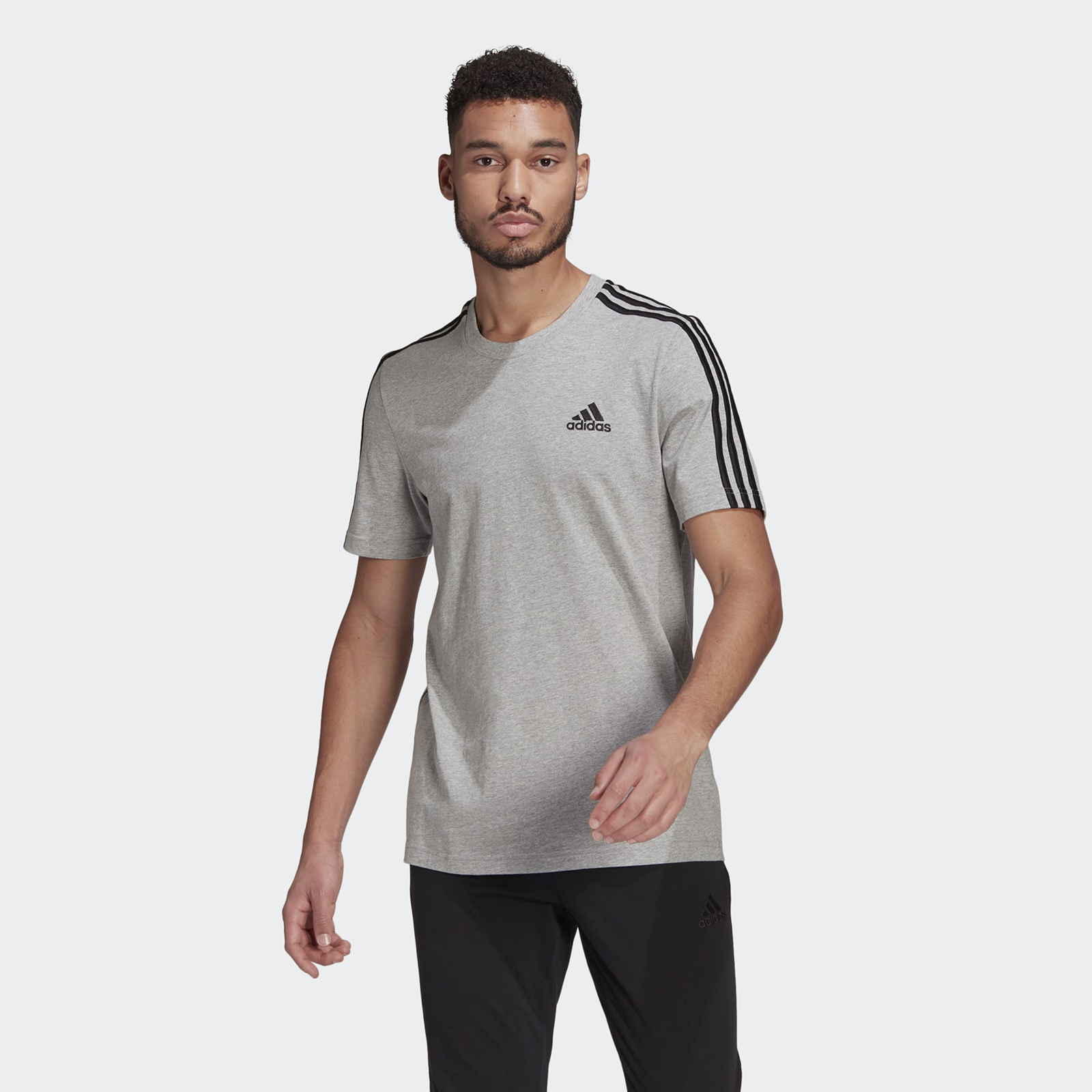 фото Футболка мужская m 3s sj t adidas серая 2xl