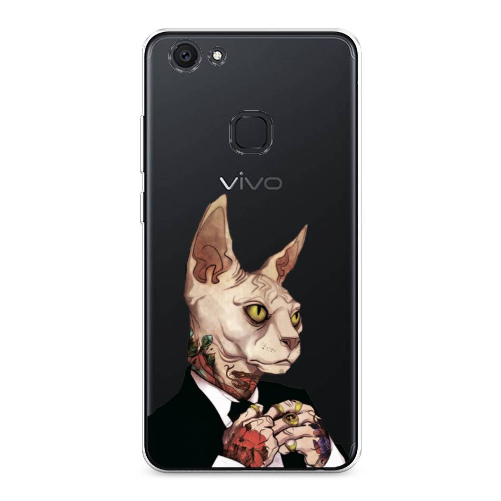 

Чехол Awog на Vivo V7 Plus "Татуированный сфинкс", Разноцветный, 260750-7