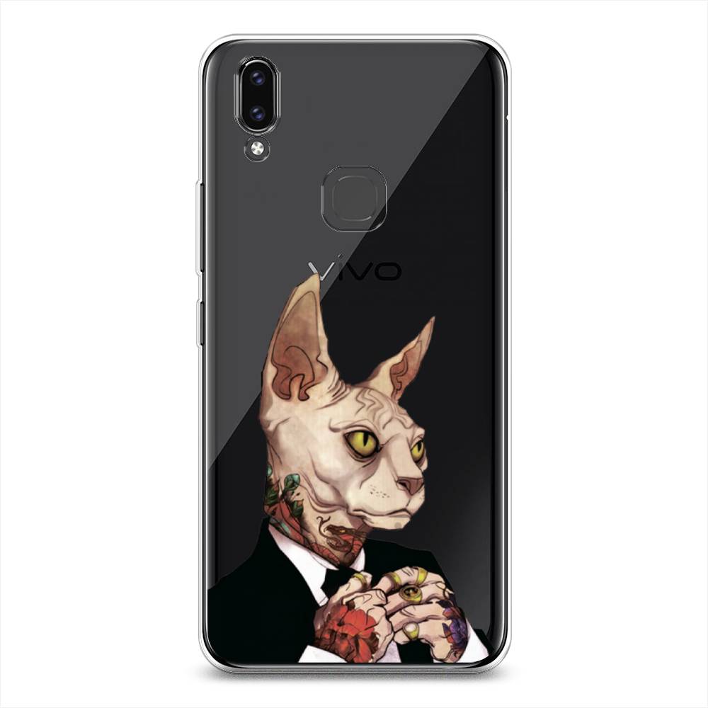 

Чехол Awog на Vivo V9/Y85 "Татуированный сфинкс", Разноцветный, 260150-7
