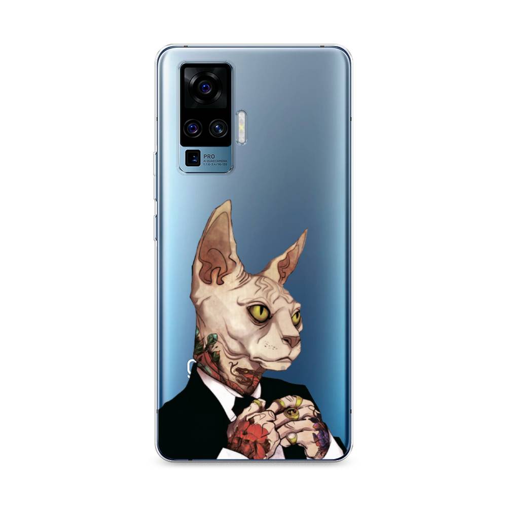 

Чехол Awog на Vivo X50 Pro "Татуированный сфинкс", Разноцветный, 262350-7