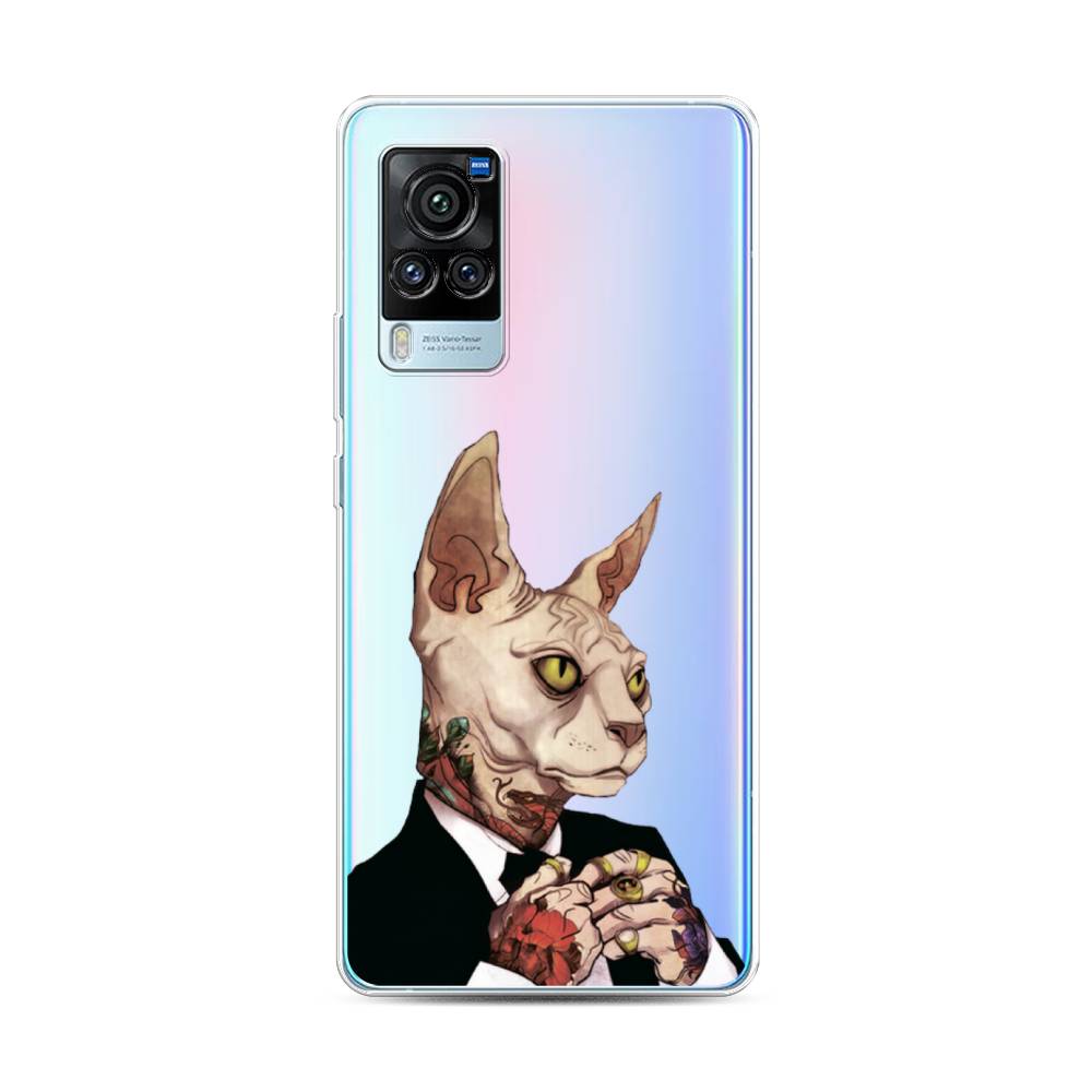 

Чехол Awog на Vivo X60 Pro "Татуированный сфинкс", Разноцветный, 263850-7