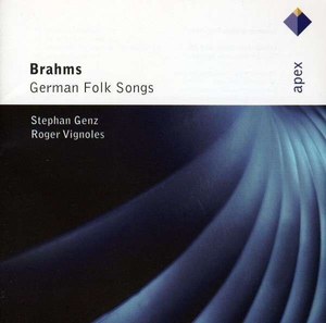 

Brahms German Folk Songs. / Stephen Genz, Roger Vignoles, 1 CD