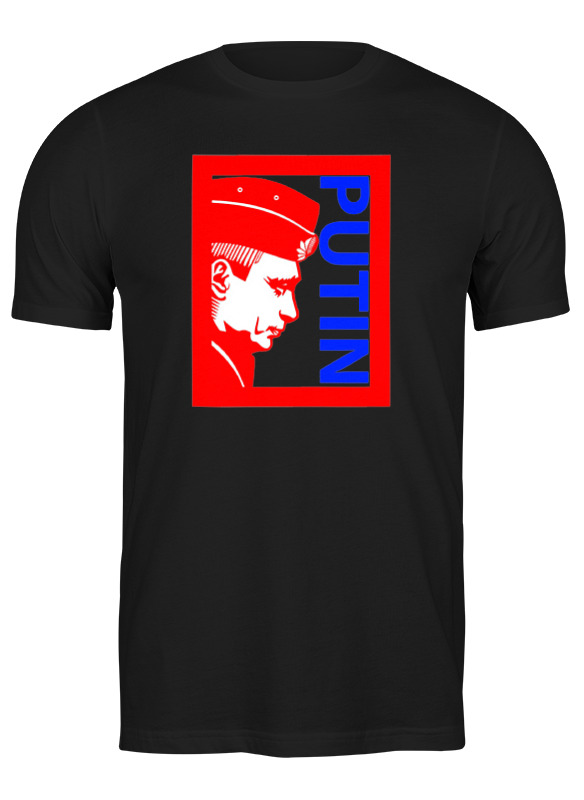 

Футболка мужская Printio Putin черная 2XL, Черный, Putin