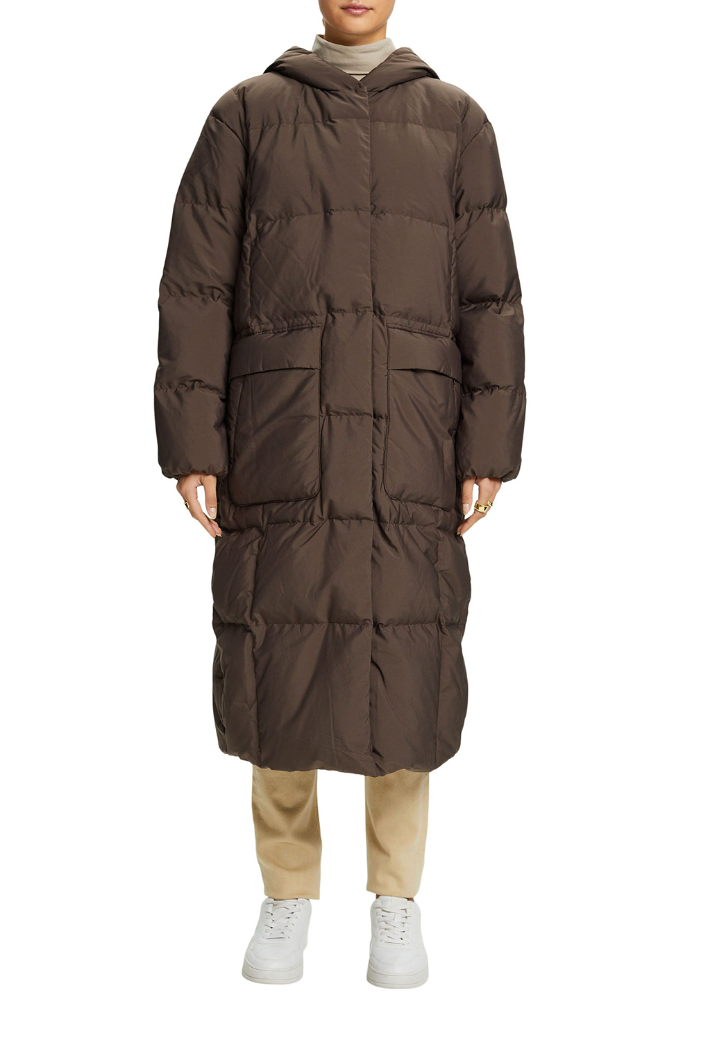 

Пальто женское Esprit Casual 093EE1G307 коричневое XS, Коричневый, 093EE1G307
