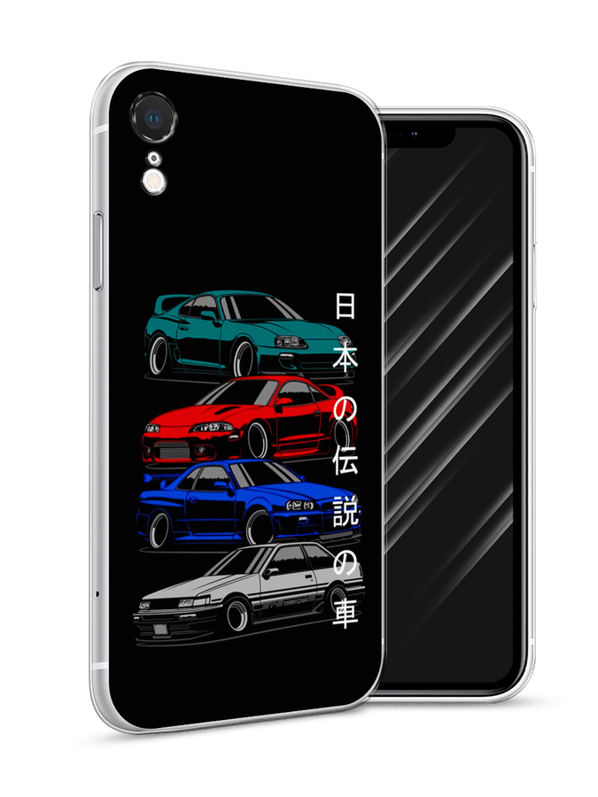 

Чехол Awog на Apple iPhone XR (10R) / Айфон XR (10R) "JDM Legend cars", Разноцветный, 12050-5