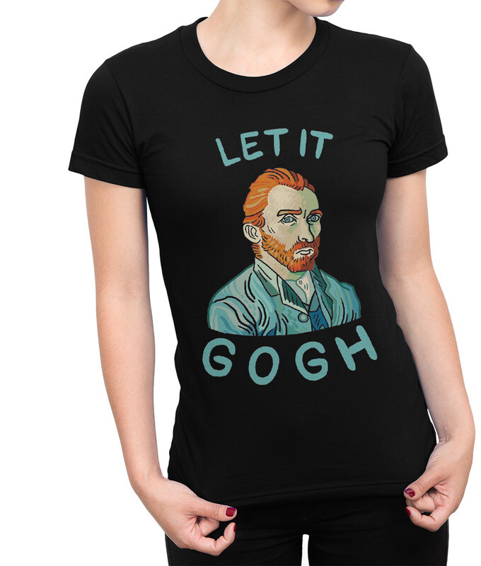 

Футболка женская Dream Shirts Винсент Ван Гог - Let It Gogh 9899082111 черная 2XL, Винсент Ван Гог - Let It Gogh 9899082111
