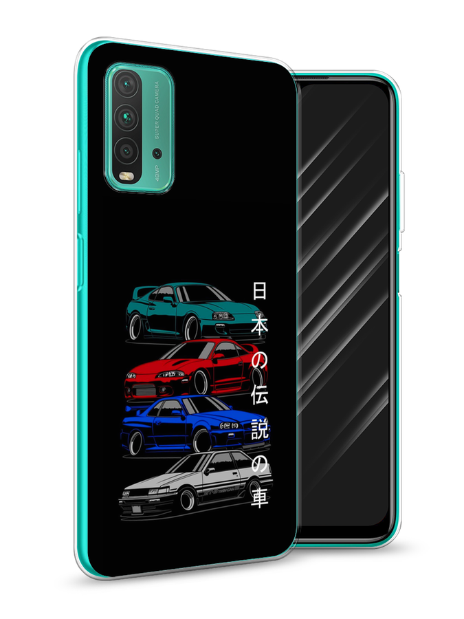 

Чехол Awog на Xiaomi Redmi 9T "JDM Legend cars", Разноцветный, 39850-5