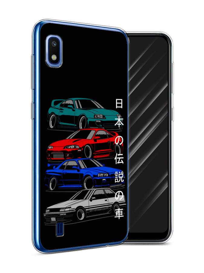 

Чехол Awog на Samsung Galaxy A10 "JDM Legend cars", Разноцветный, 27950-5