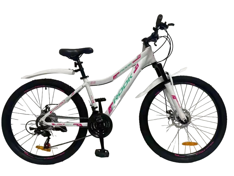 

Велосипед 24 ROOK MA240DW (DISK) (ALU рама) (21-ск.) белый (рама 11), MA240DW