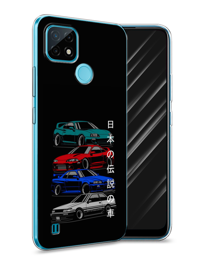 

Чехол Awog на Realme C21 "JDM Legend cars", Разноцветный, 254950-5