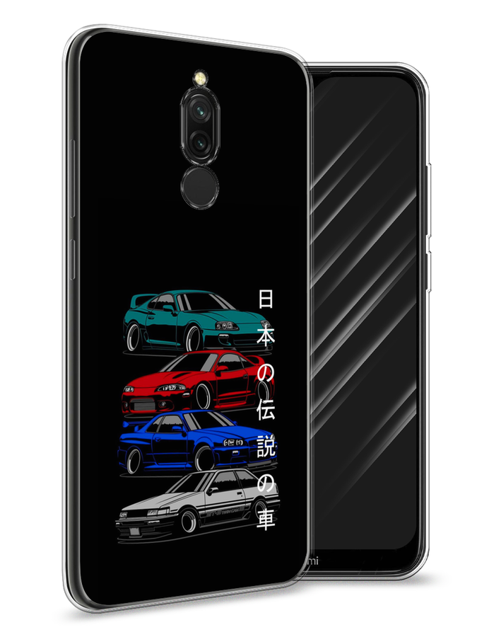 

Чехол Awog на Xiaomi Redmi 8 "JDM Legend cars", Разноцветный, 37150-5