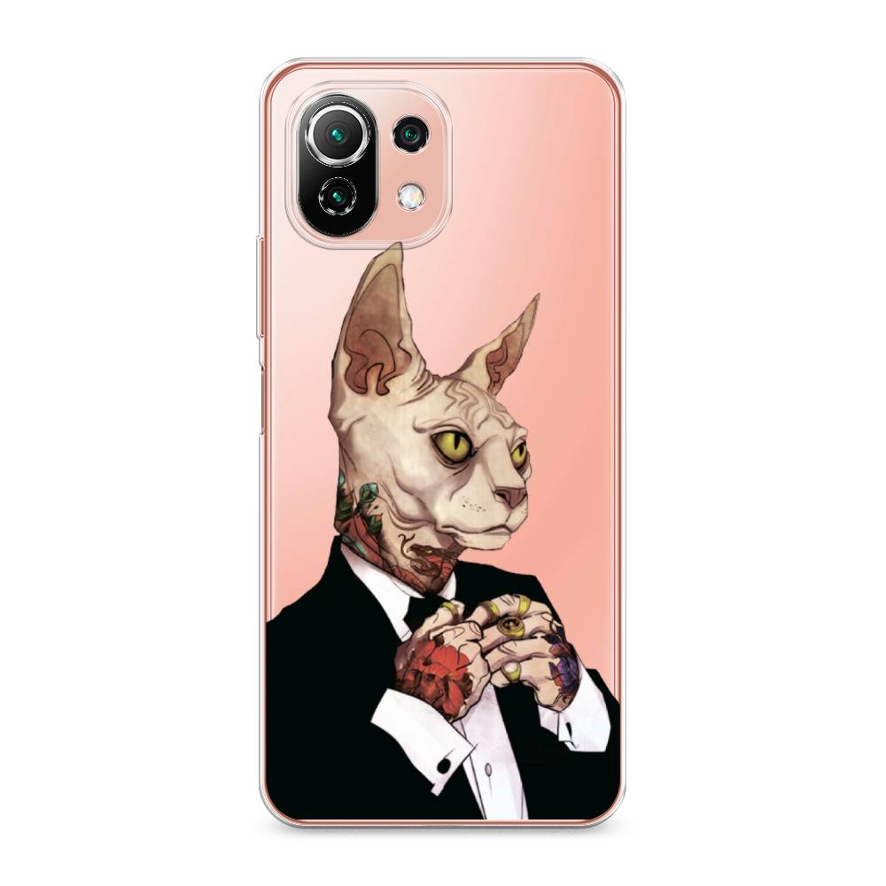 

Чехол Awog на Xiaomi Mi 11 Lite/5G NE "Татуированный сфинкс", Разноцветный, 311750-7